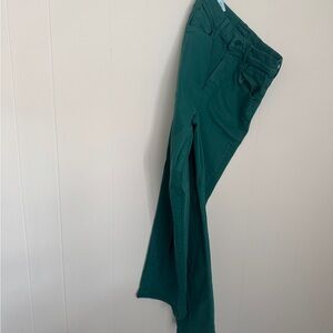 MOTHER Women's Green Straight Leg Jeans